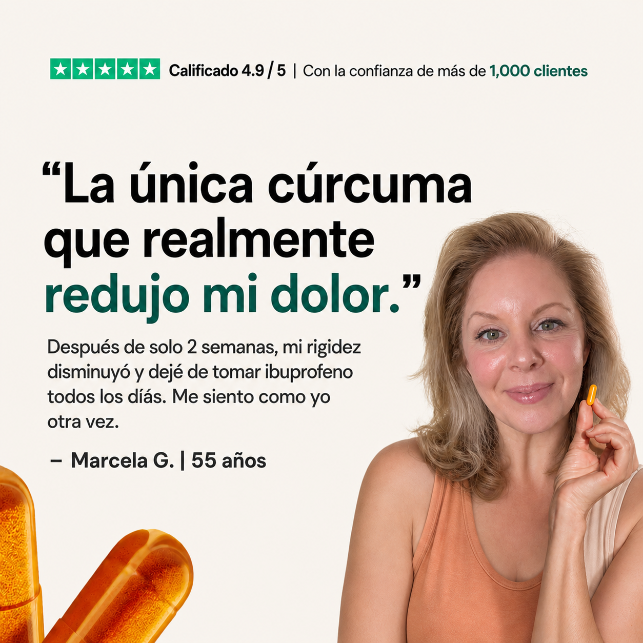 Cápsulas de cúrcuma y curcumina (1000 mg) - Zeluma